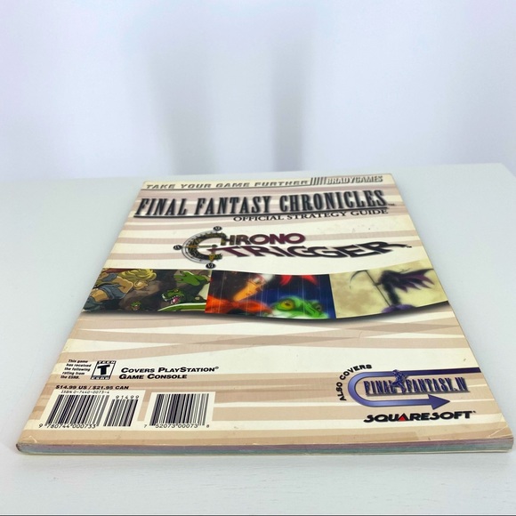 🎮👉RARE!! BradyGames Official Strategy Guide Final Fantasy IV & Crono Trigger - Picture 7 of 13